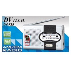 Radio portátil AM / FM DV TECH DV-725 Color Gris