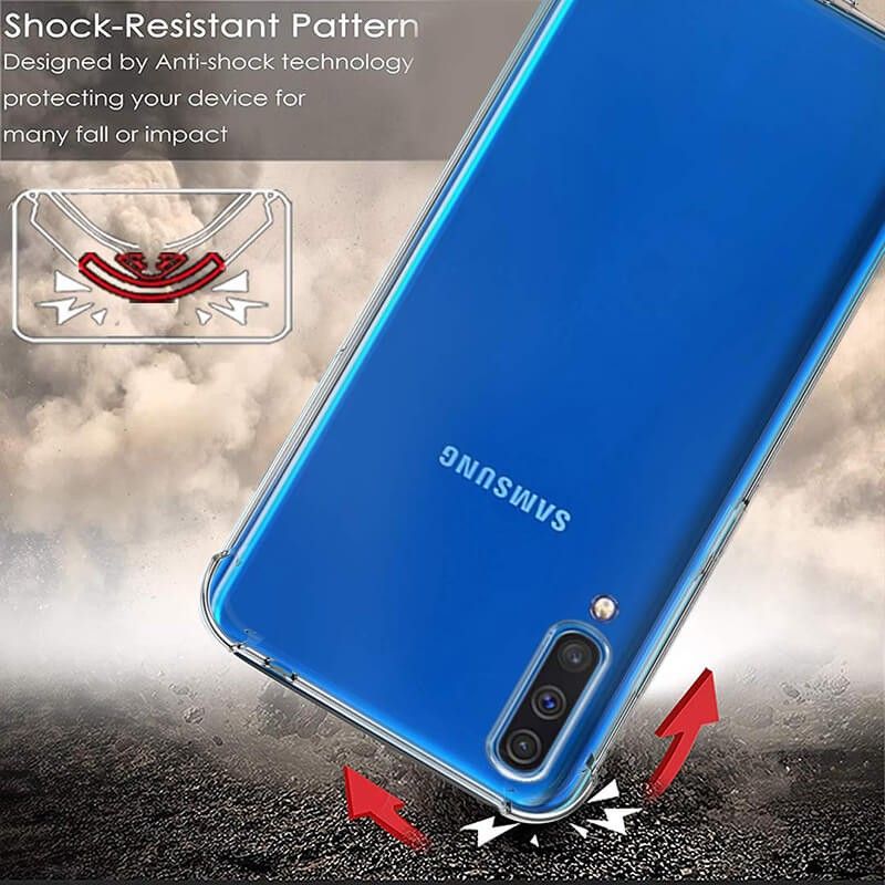 Funda esquinas reforzadas de Silicona - Samsung Galaxy A50