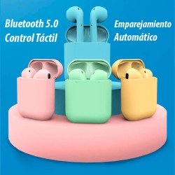 Auriculares Bluetooth Inpods 12 TWS Inalámbricos con Dock de carga