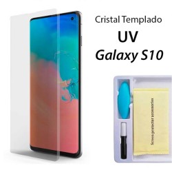 Protector Pantalla Cristal Templado UV Curvo para Samsung Galaxy S10