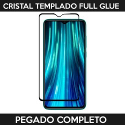 Protector pantalla Cristal Templado Full Glue Xiaomi Redmi Note 8 Pro Negro