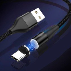 Cable Magnético USB Tipo C 2A de Carga 1 metro