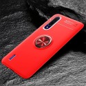Funda magnética con soporte de anillo para Xiaomi Mi A3 Rojo