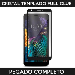 Protector pantalla Cristal Templado Full Glue LG K30 Negro