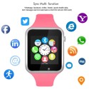 Smartwatch A1 Bluetooth con Cámara, Altavoz, Micrófono y Sim Rosa