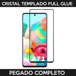 Protector pantalla Cristal Templado Full Glue para Samsung Galaxy A71