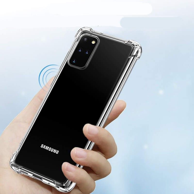 Funda de esquinas reforzadas transparente para Samsung Galaxy S20