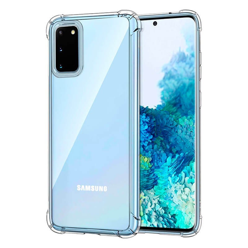 Funda de esquinas reforzadas transparente para Samsung Galaxy S20