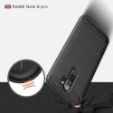 Funda Silicona diseño fibra de carbono - Xiaomi Redmi Note 8 Pro