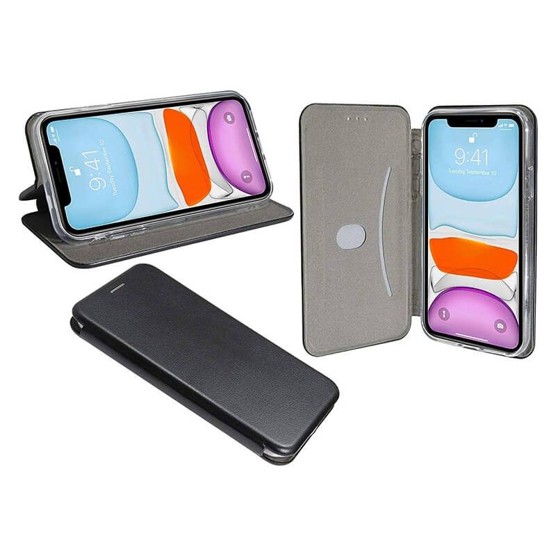 Funda con tapa para iPhone 11 Pro Forcell Elegance Negro