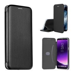 Funda con tapa para Samsung Galaxy A51 Forcell Elegance Negro