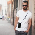 Funda colgante con cordón para iPhone 11 Pro Max Burdeos