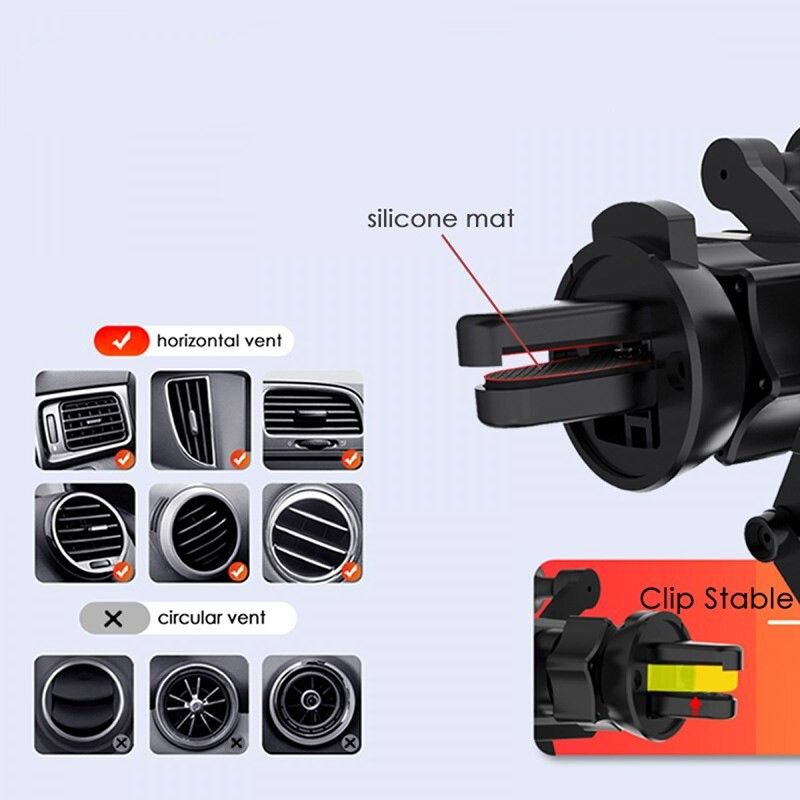 Soporte de rejilla por gravedad universal para móvil BR1707