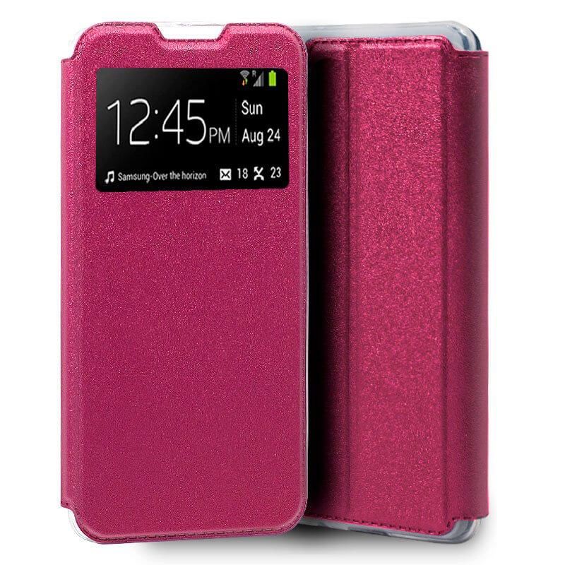 Funda con Tapa y Ventana para Xiaomi Mi 10 rosa