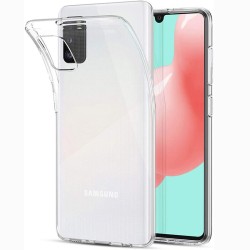 Funda de silicona transparente para Samsung Galaxy A41