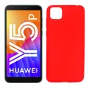 Funda roja para Huawei Y5p de silicona