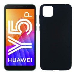 Funda negra para Huawei Y5p de silicona