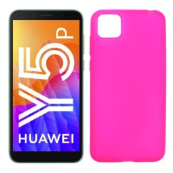 Funda rosa para Huawei Y5p de silicona