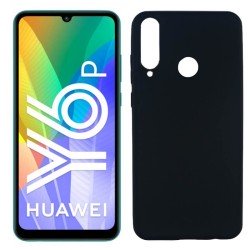 Funda negra para Huawei Y6p de silicona