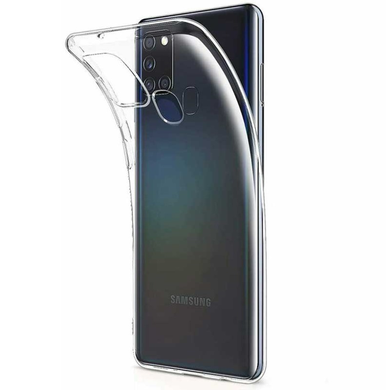 Funda transparente para Samsung Galaxy A21S de silicona