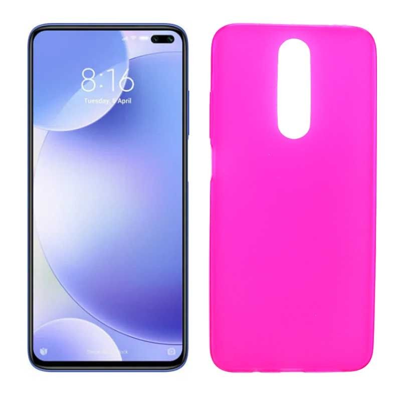 Funda rosa para Poco X2 de silicona