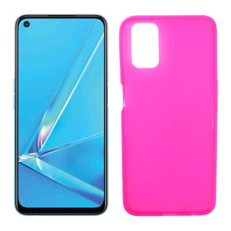 Funda rosa para Oppo A52 / A72 / A92 de Silicona