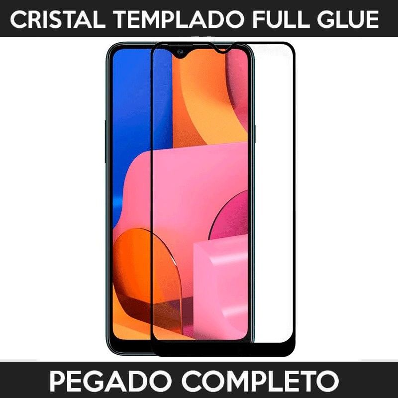Protector de pantalla completo full glue para Samsung Galaxy A20S