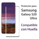 Protector pantalla Cristal Templado con Huella Samsung Galaxy S20 Ultra