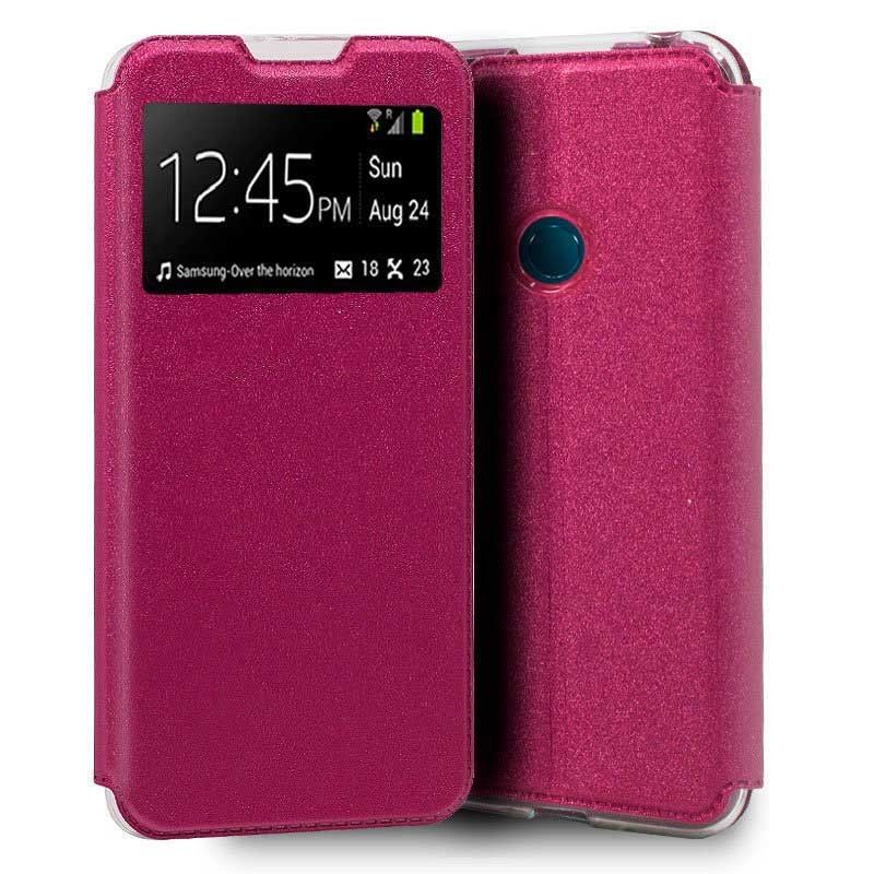 Funda con Tapa y Ventana para Alcatel 1S 2020 Rosa