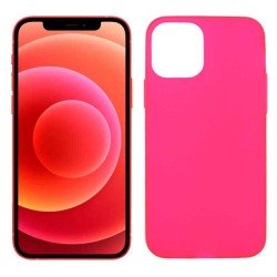 Funda rosa para iPhone 12 / 12 Pro de silicona