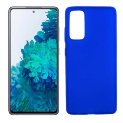 Funda azul para Samsung Galaxy S20 FE de silicona