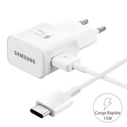 Cargador Rápido Samsung EP-TA20EWE 2A + Cable Tipo C Bulk