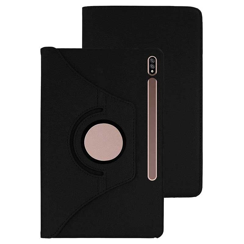 Funda con tapa Giratoria 360 para Samsung Galaxy Tab S7 Negro