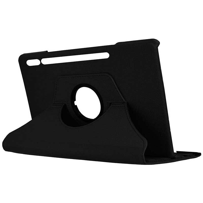 Funda con tapa Giratoria 360 para Samsung Galaxy Tab S7 Negro