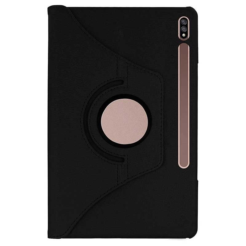 Funda con tapa Giratoria 360 para Samsung Galaxy Tab S7 Negro