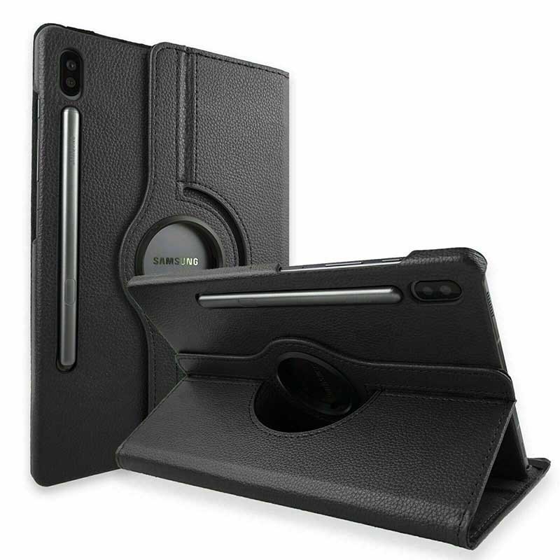 Funda con tapa Giratoria 360 para Samsung Galaxy Tab S7 Negro