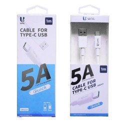 Cable USB Tipo C de 5A y carga rápida