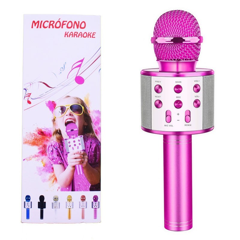 Altavoz con micrófono de karaoke