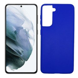 Funda azul para Samsung Galaxy S21 de silicona
