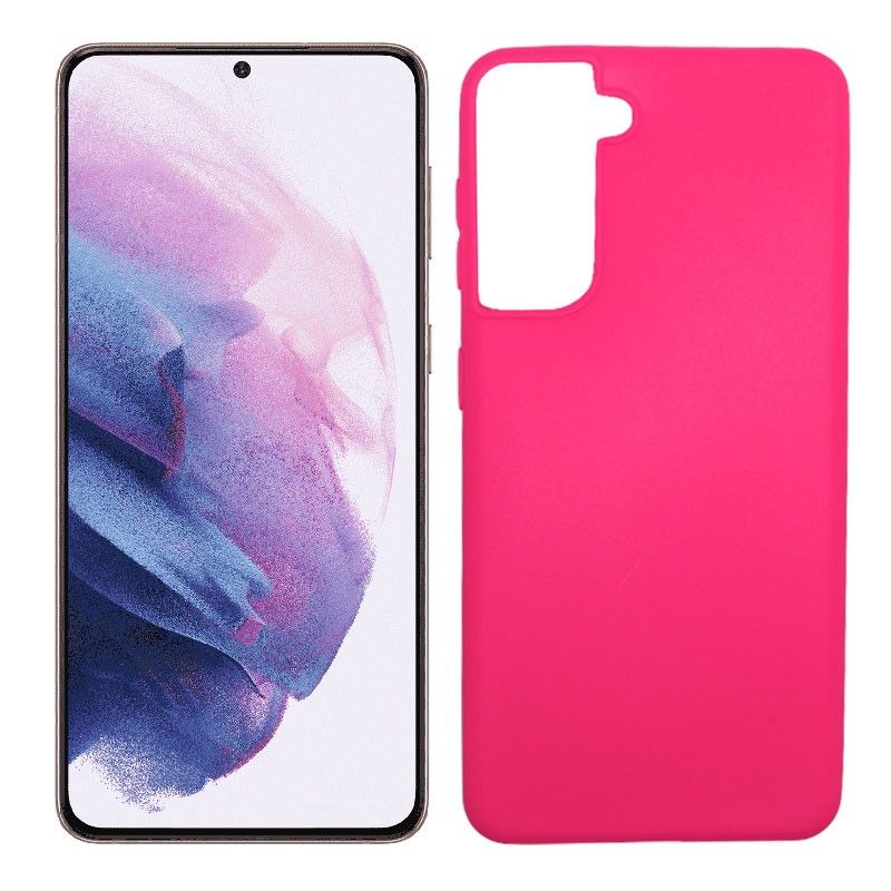 Funda azul para Samsung Galaxy S21 Plus de silicona