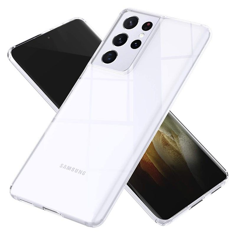 Funda transparente para Samsung Galaxy S21 Ultra de silicona