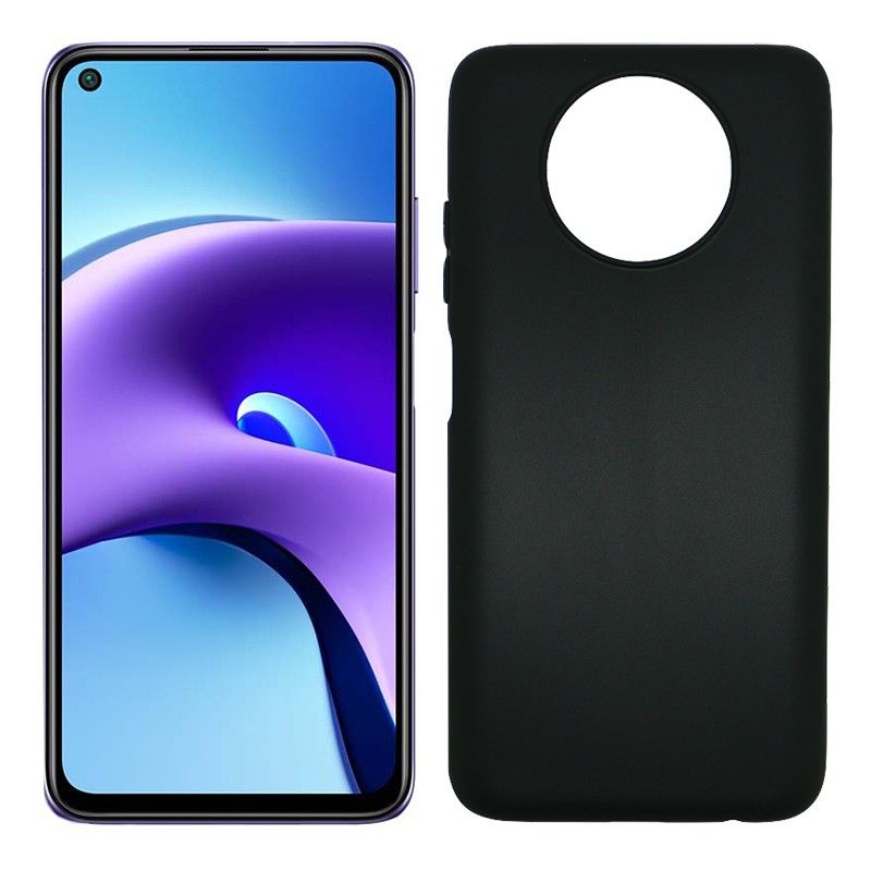 Funda negra para Xiaomi Redmi Note 9T de silicona