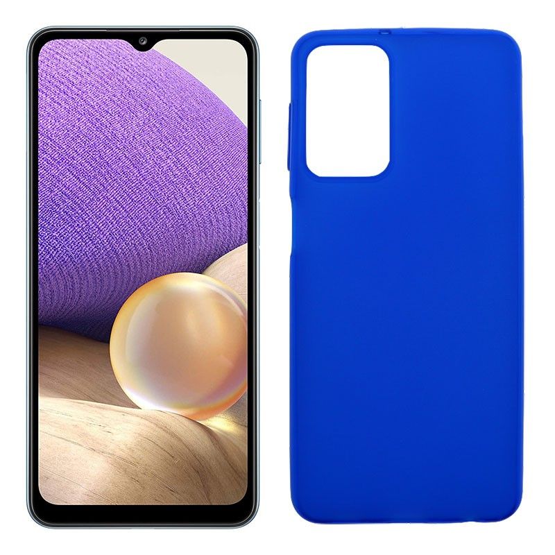 Funda azul para Samsung Galaxy A32 5G de silicona