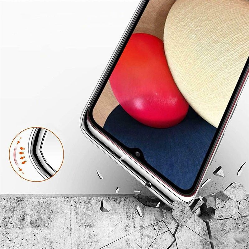 Funda transparente para Samsung Galaxy A02S de silicona