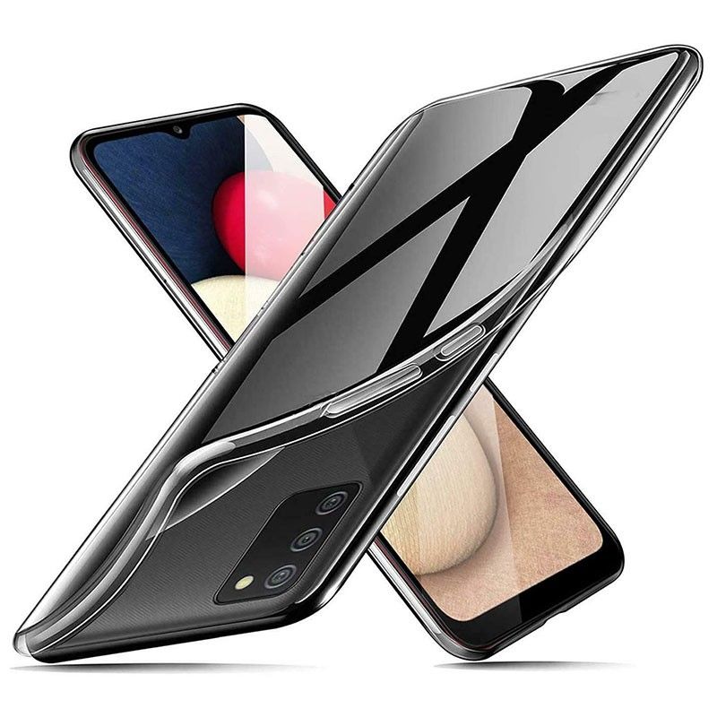 Funda transparente para Samsung Galaxy A02S de silicona