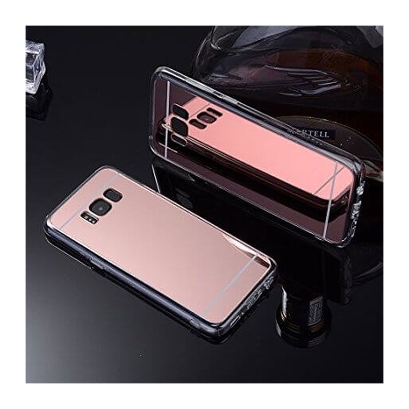Funda Mirror Gel TPU efecto Espejo Samsung Galaxy S8 Oro Rosa