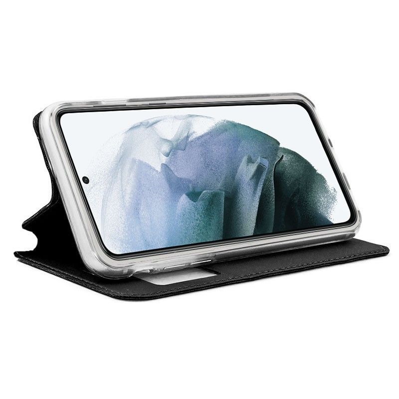 Funda con Tapa y Ventana para Samsung Galaxy S21 negro