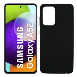 Funda negra para Samsung Galaxy A52 / A52 5G de silicona