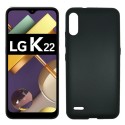 Funda negra para LG K22 de silicona