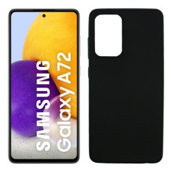 Funda negra para Samsung Galaxy A72 5G de silicona